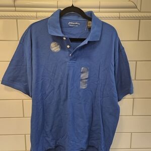 St. John's Bay Men’s Royal Blue Short-Sleeve Polo